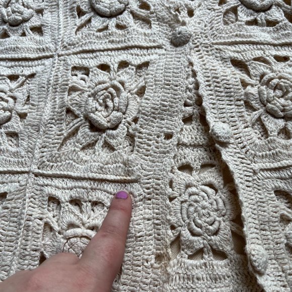 Beautiful Handmade Crochet Vest - Picture 3 of 5